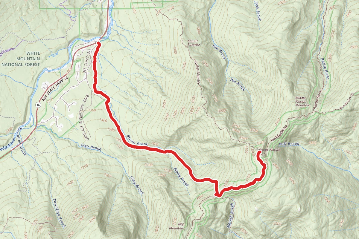 Mount Moriah via Stony Brook Trail