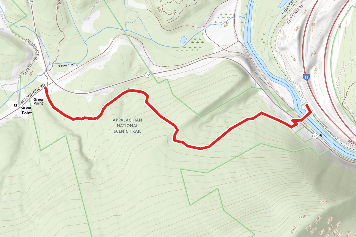 Trout Run via Appalachian Trail