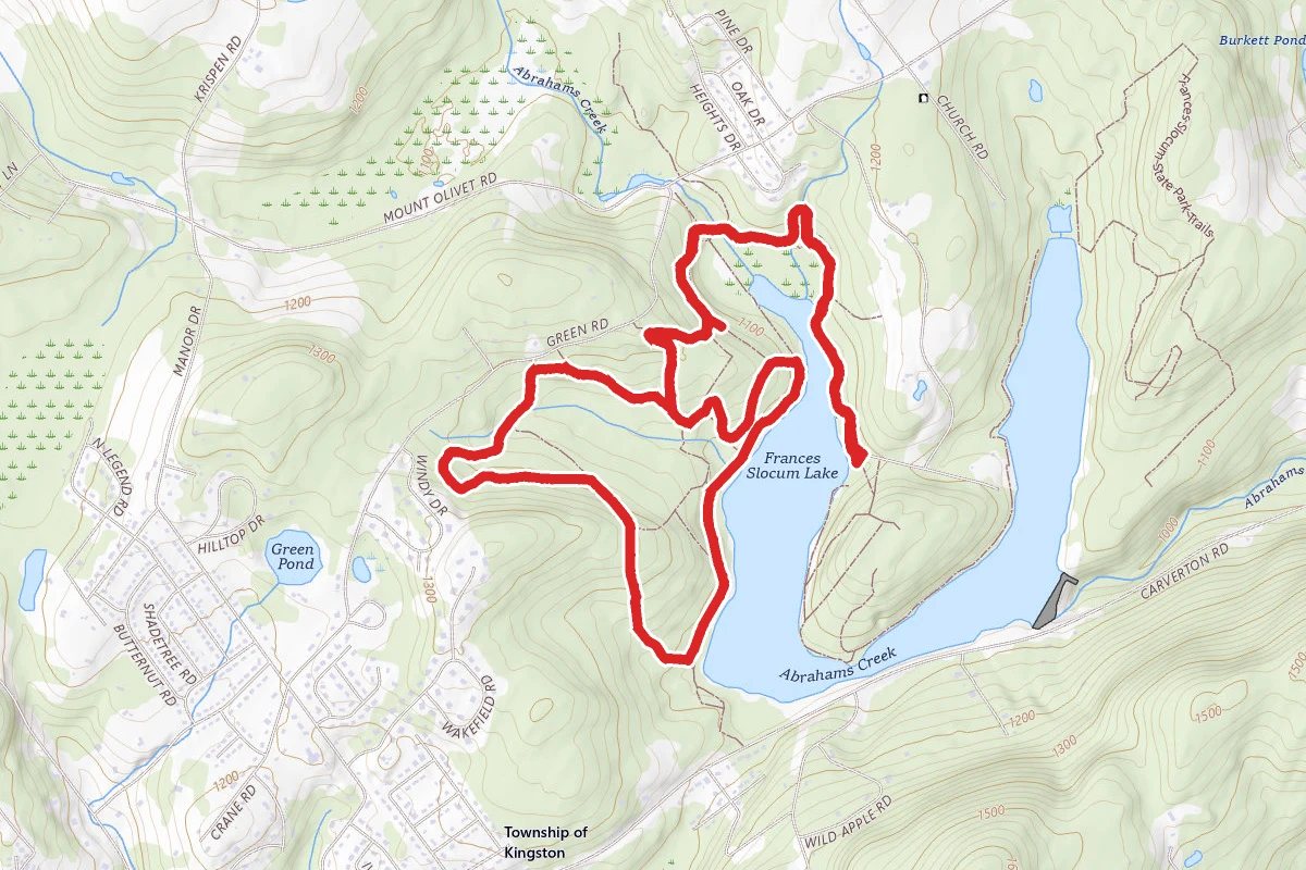 Deer Trail, Hilltop Trail, Maconaquah Trail Loop