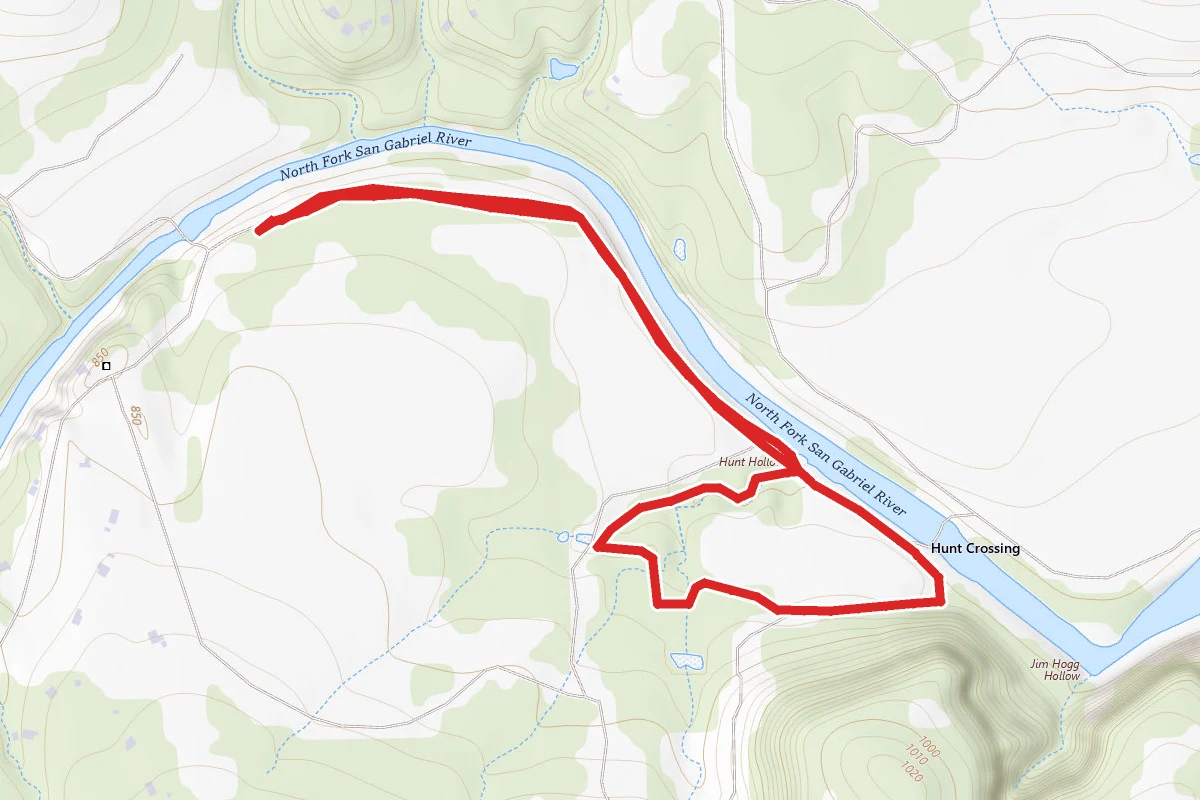 San Gabriel River Trail and Goodwater Loop