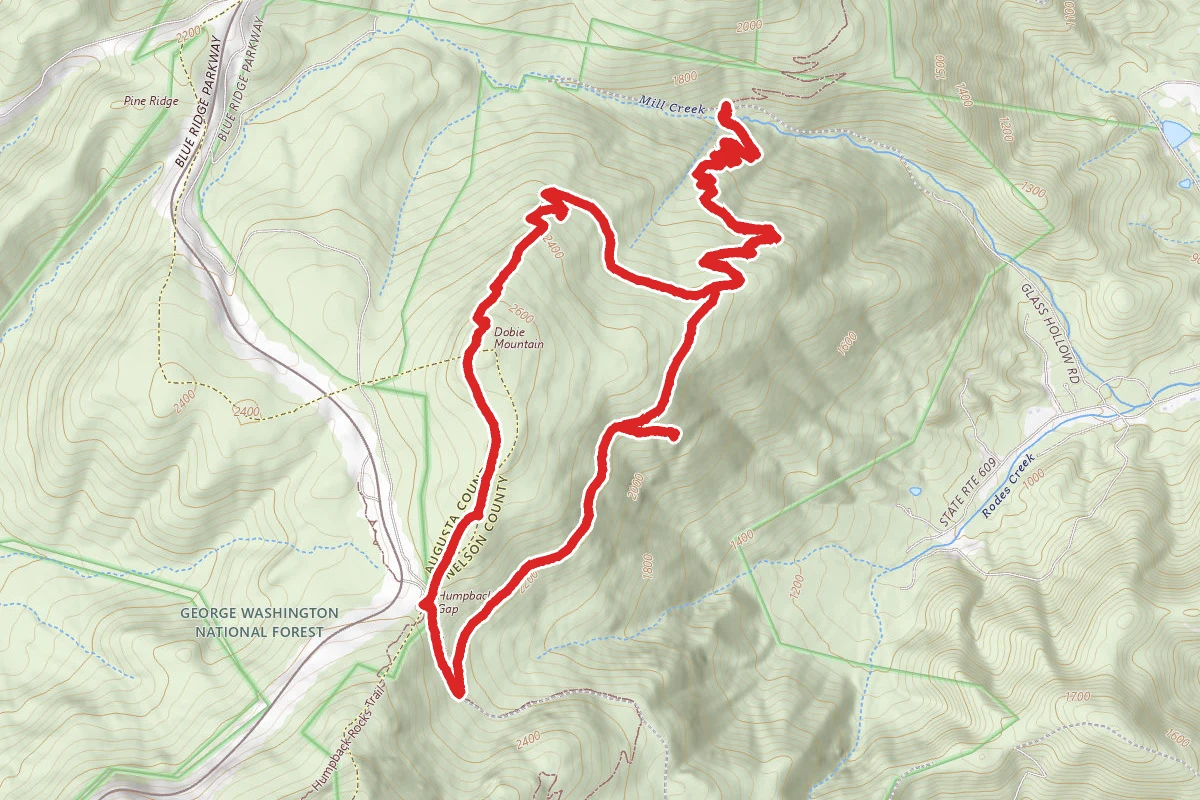 Dobie Mountain via Appalachian Trail