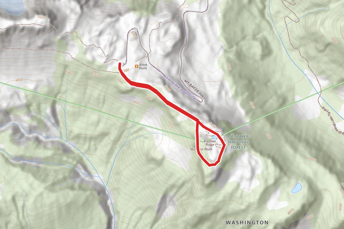 Huntoon Point Via Artist Point Trail