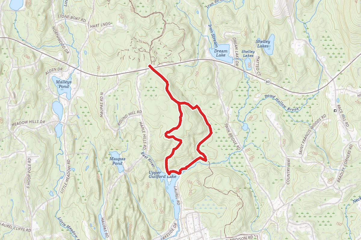 Menunkatuck Trail and White Trail Loop