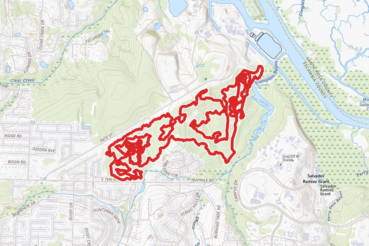 UWF West Campus Trails Loop