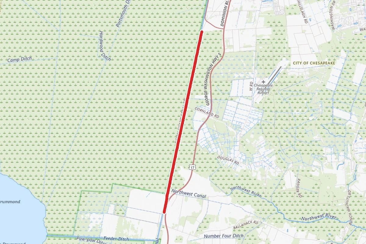 Dismal Swamp Canal Trail