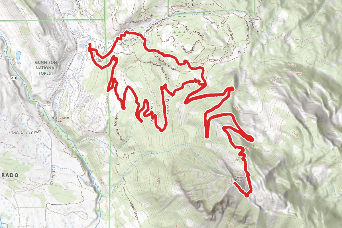 Upper Westside to Crested Butte