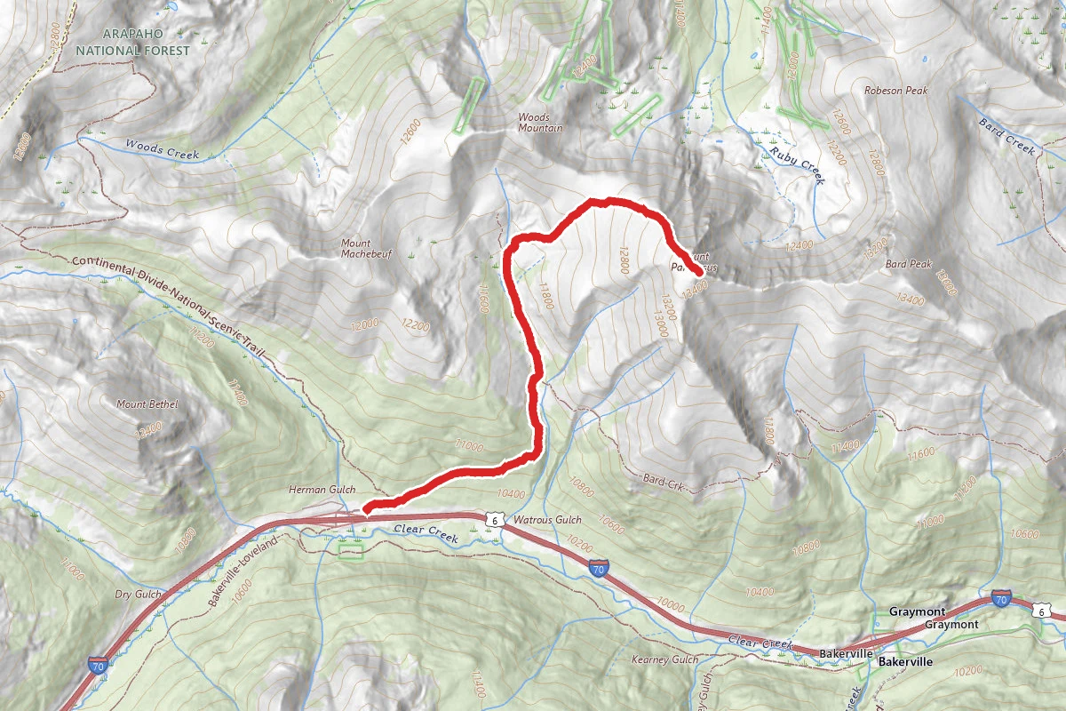 Mount Parnassus via Watrous Gulch