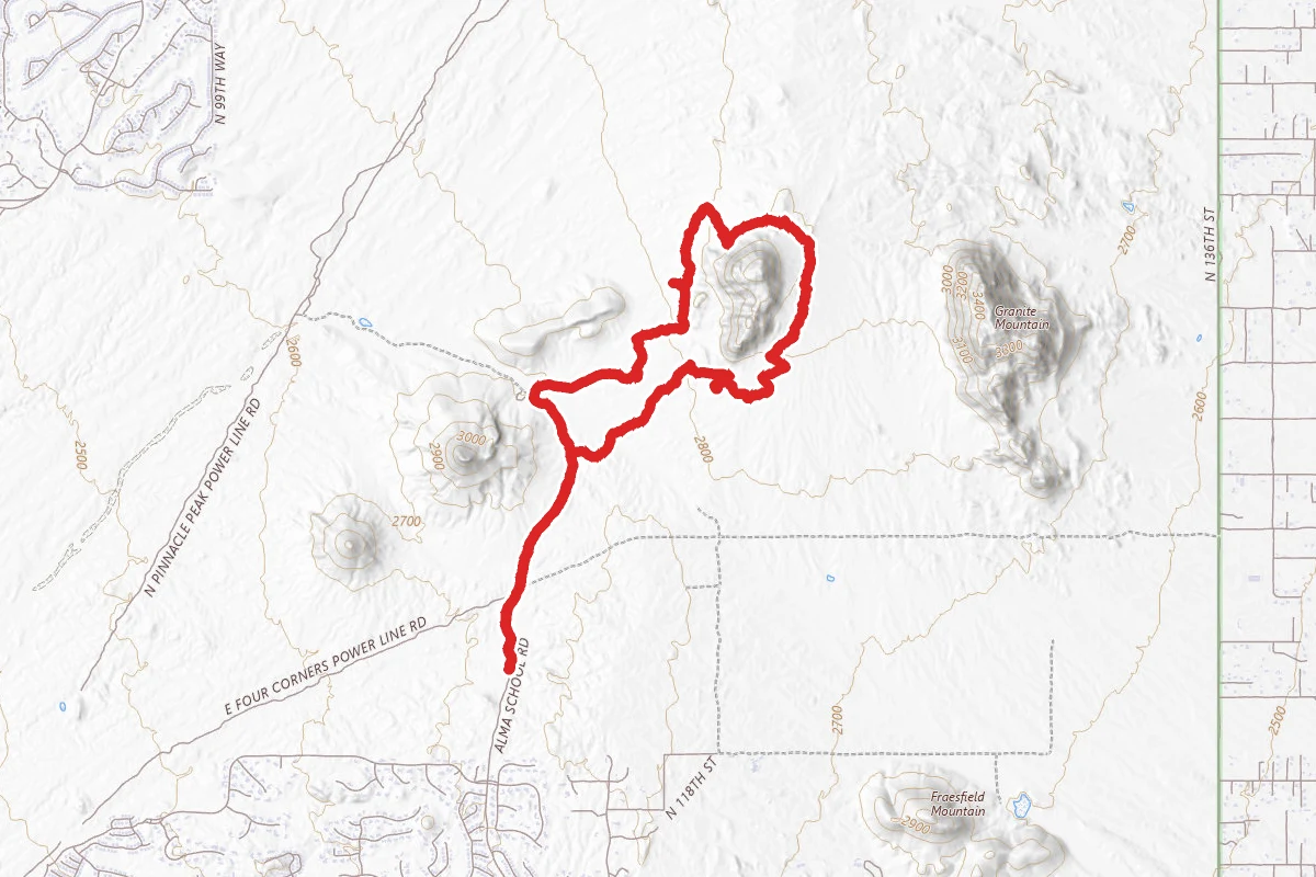 Cholla Mountain Perimeter Loop
