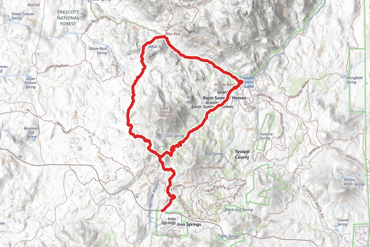 Little Granite Mountain Loop Trail
