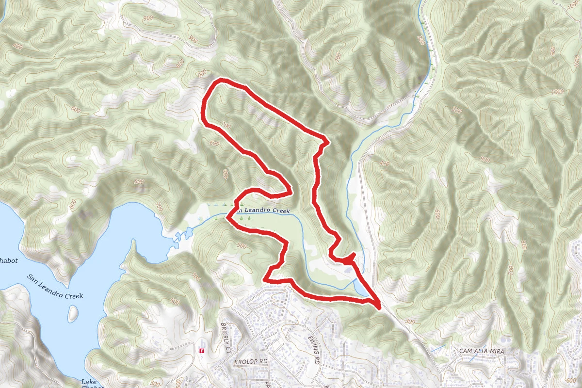 Chabot Loop from Golf Course