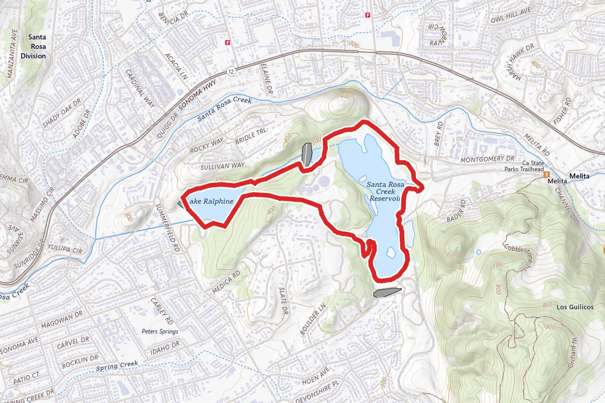 Lake Ralphine and Spring Lake Loop