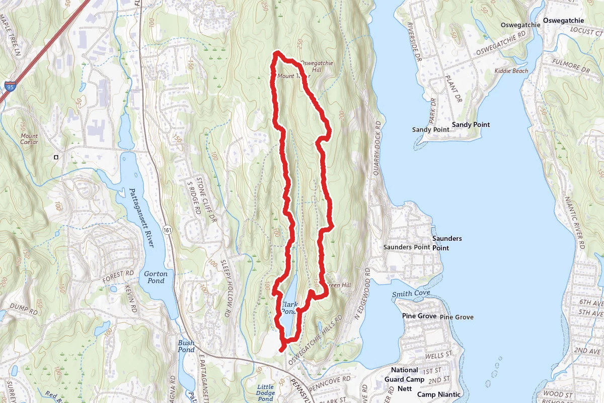 Oswegatchie Blue and Red Loop Trail