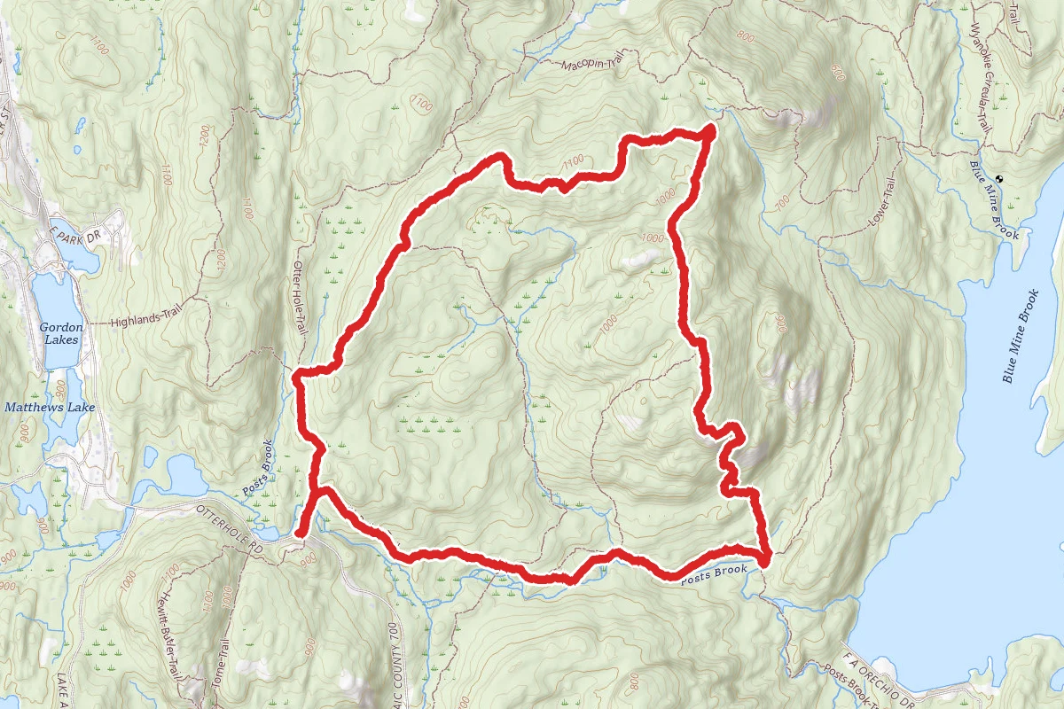 Highlands, Posts Brook, Carris Hill and Wyanokie Loop