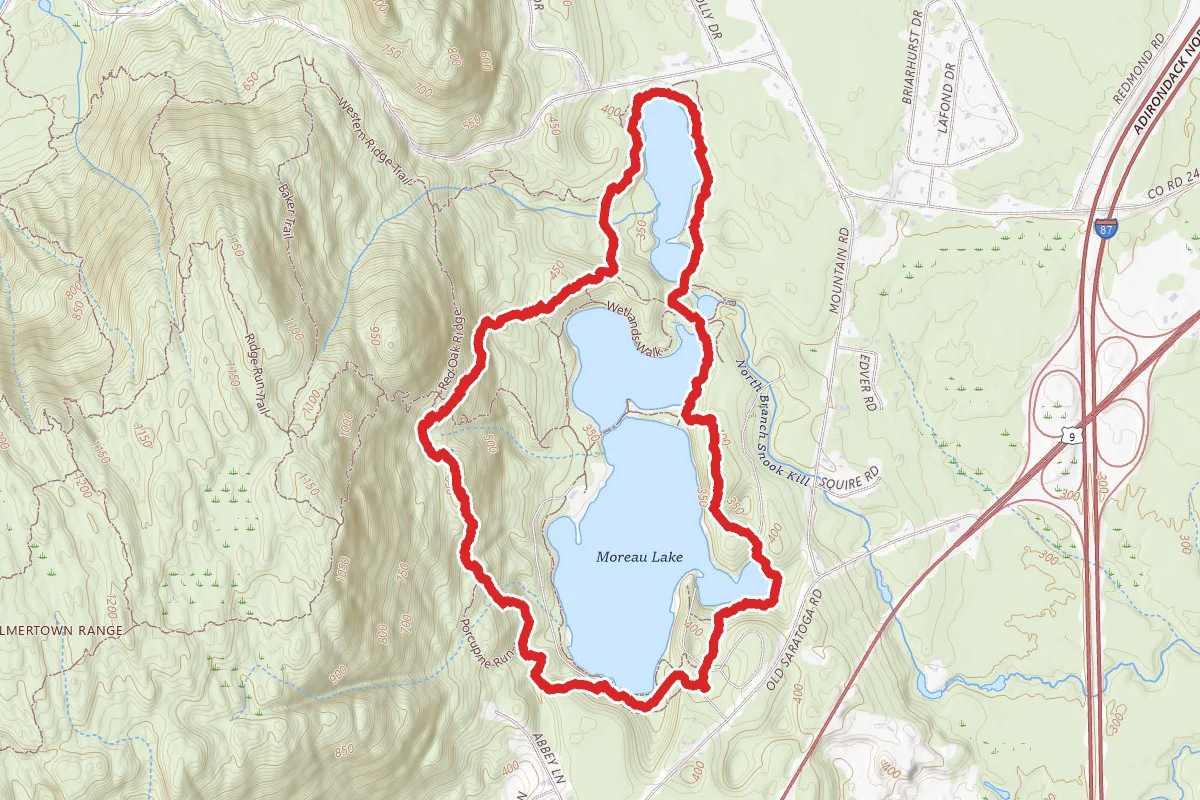 Moreau Lake and Overlook