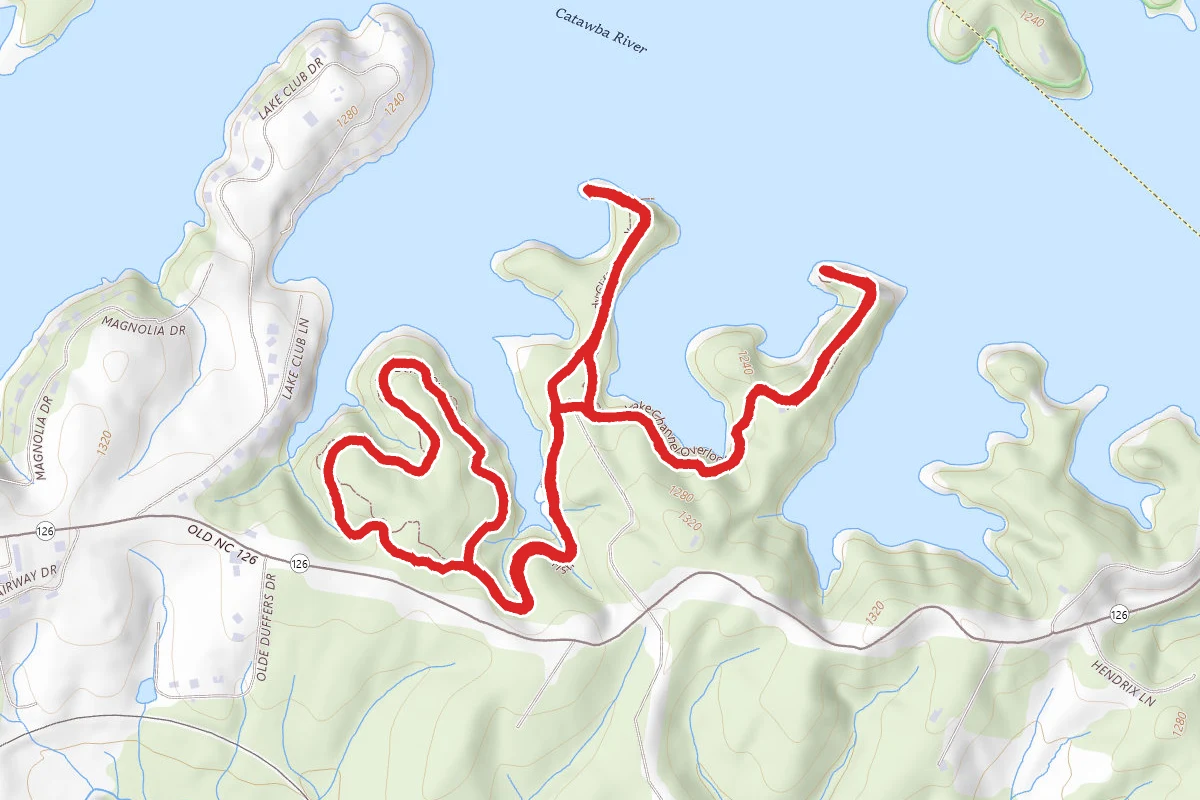 Lake James State Park Loop