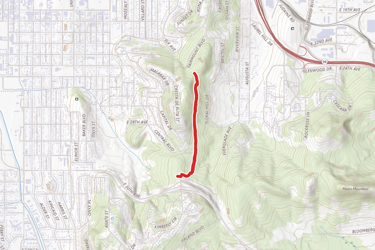 Ribbon Trail to Floral Hill