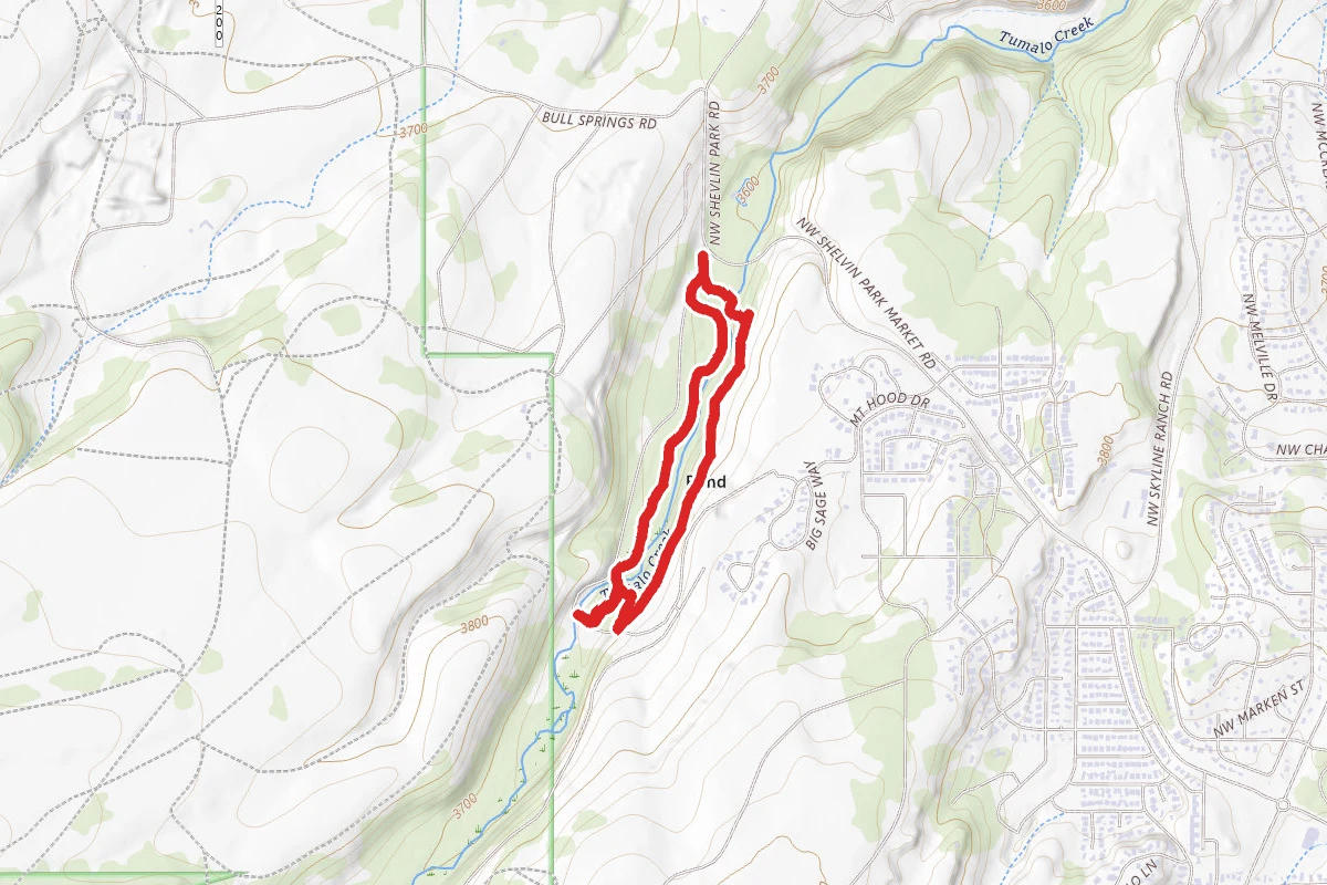Shevlin Park Trail and Tumalo Creek Loop