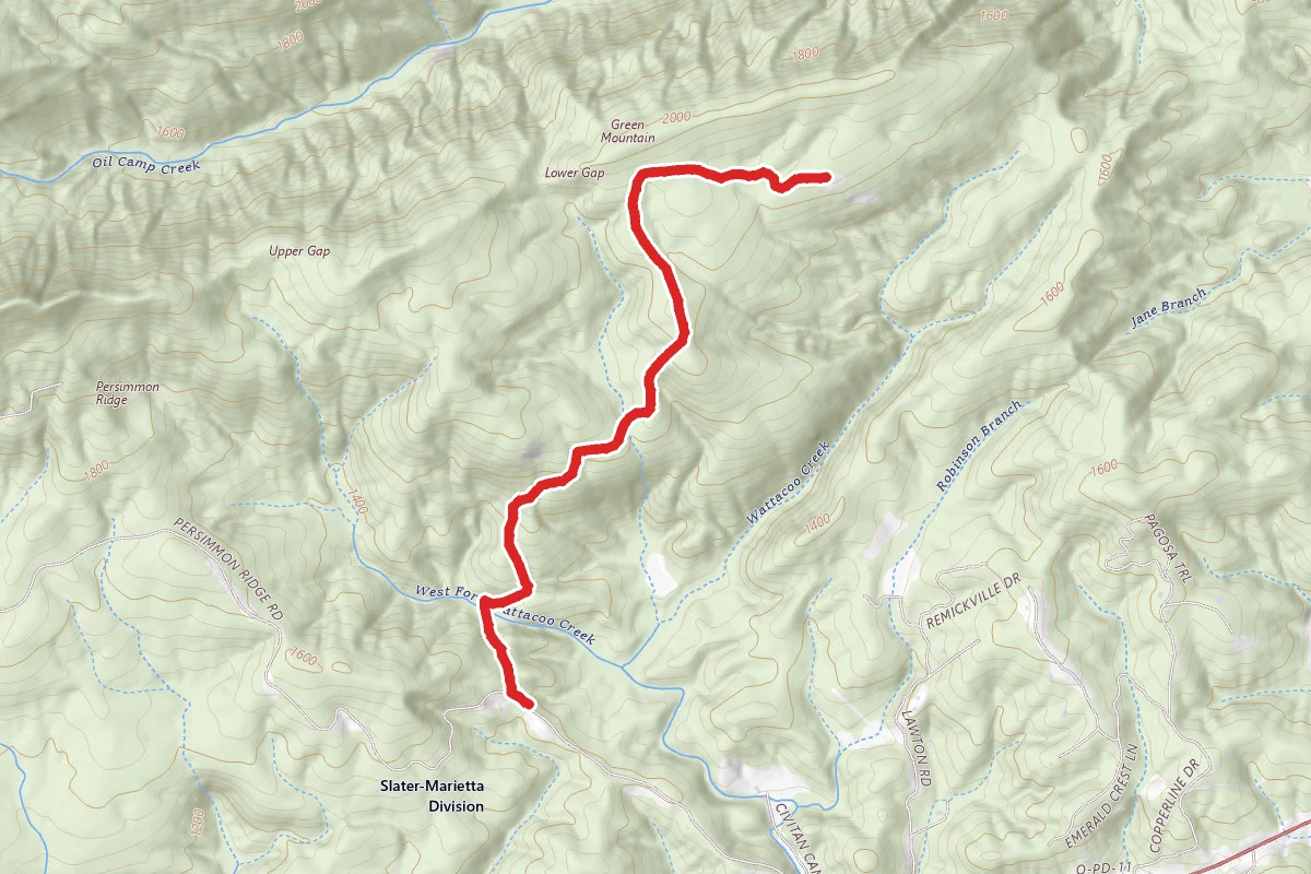Ashmore Heritage Preserve Trail (Chandler Rock)
