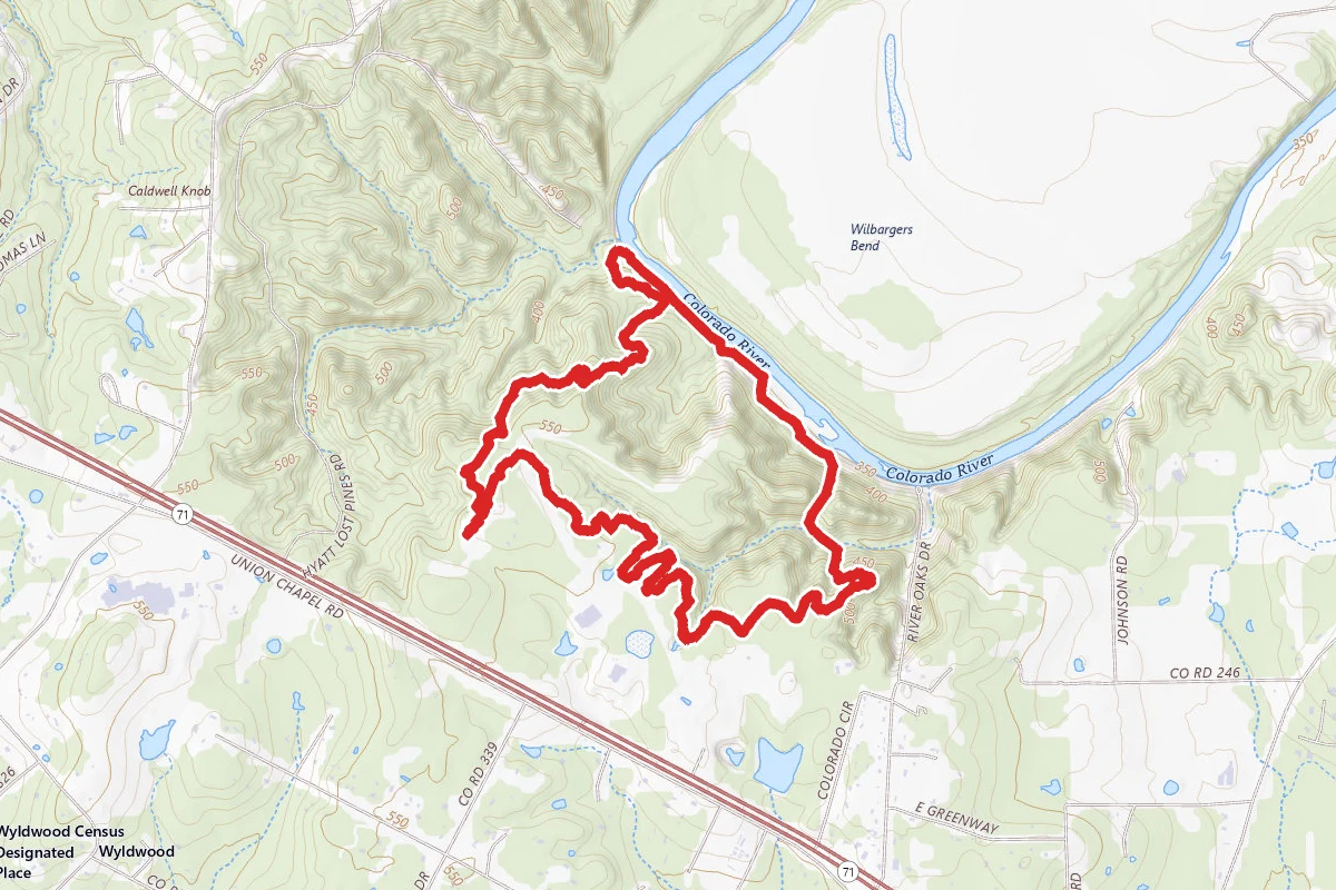McKinney Roughs Loop Trail
