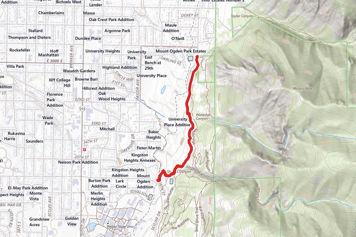 Ogden Foothills Exercise Trail