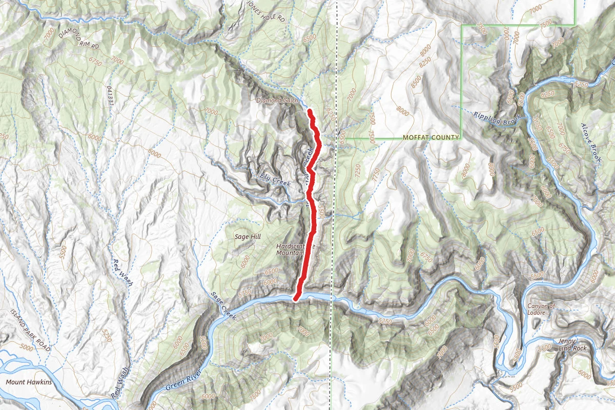 Jones Hole Trail