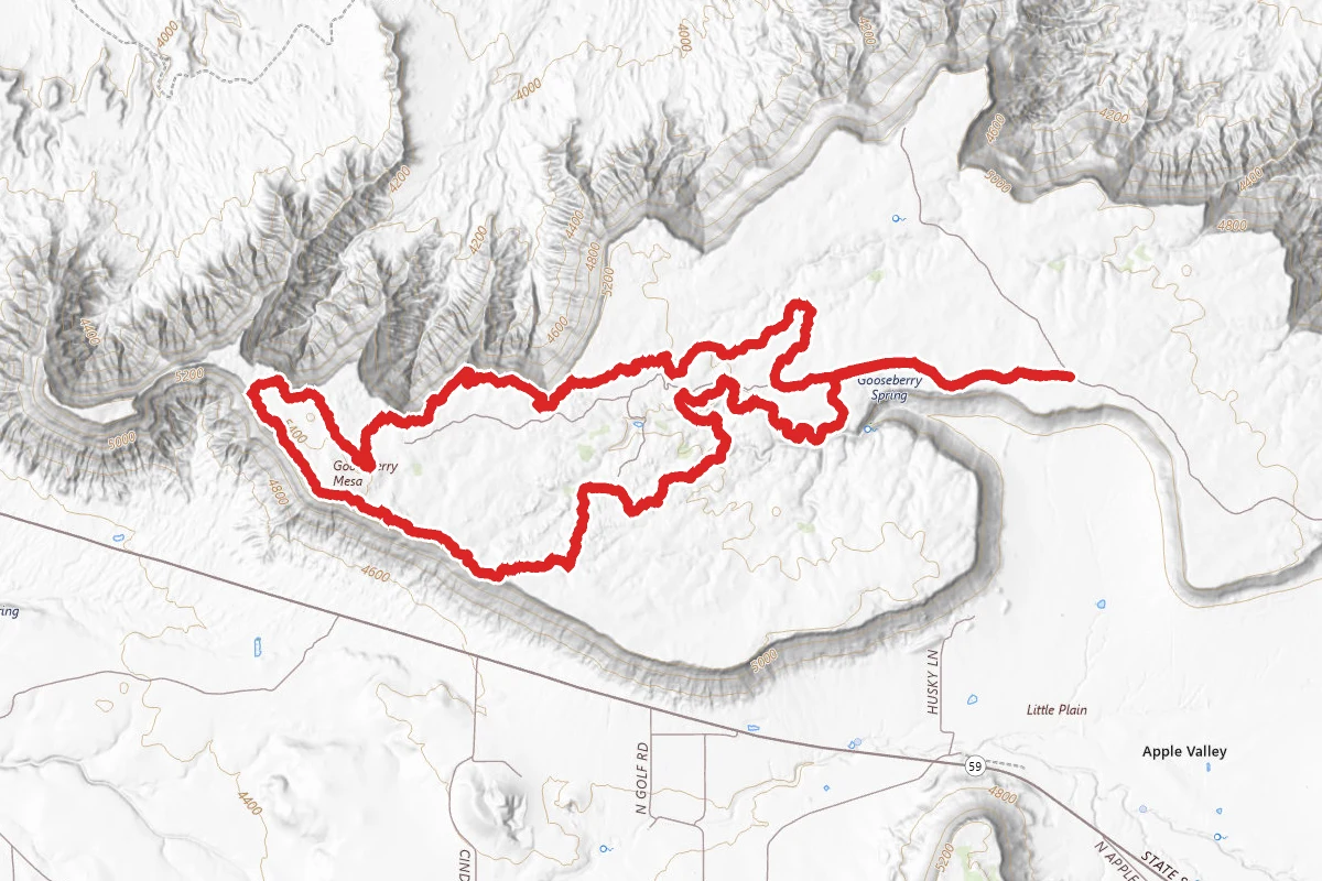 Gooseberry Mesa Trail