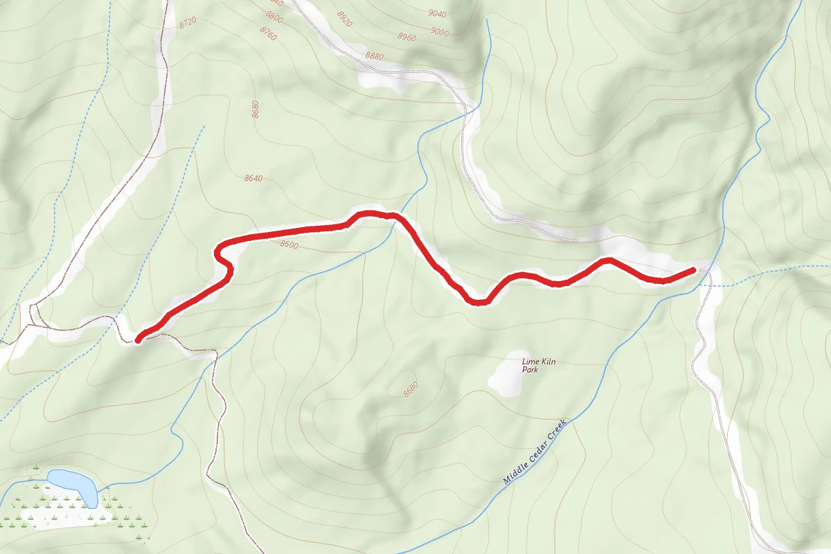 Middle Cedar Atv Spur 1.B