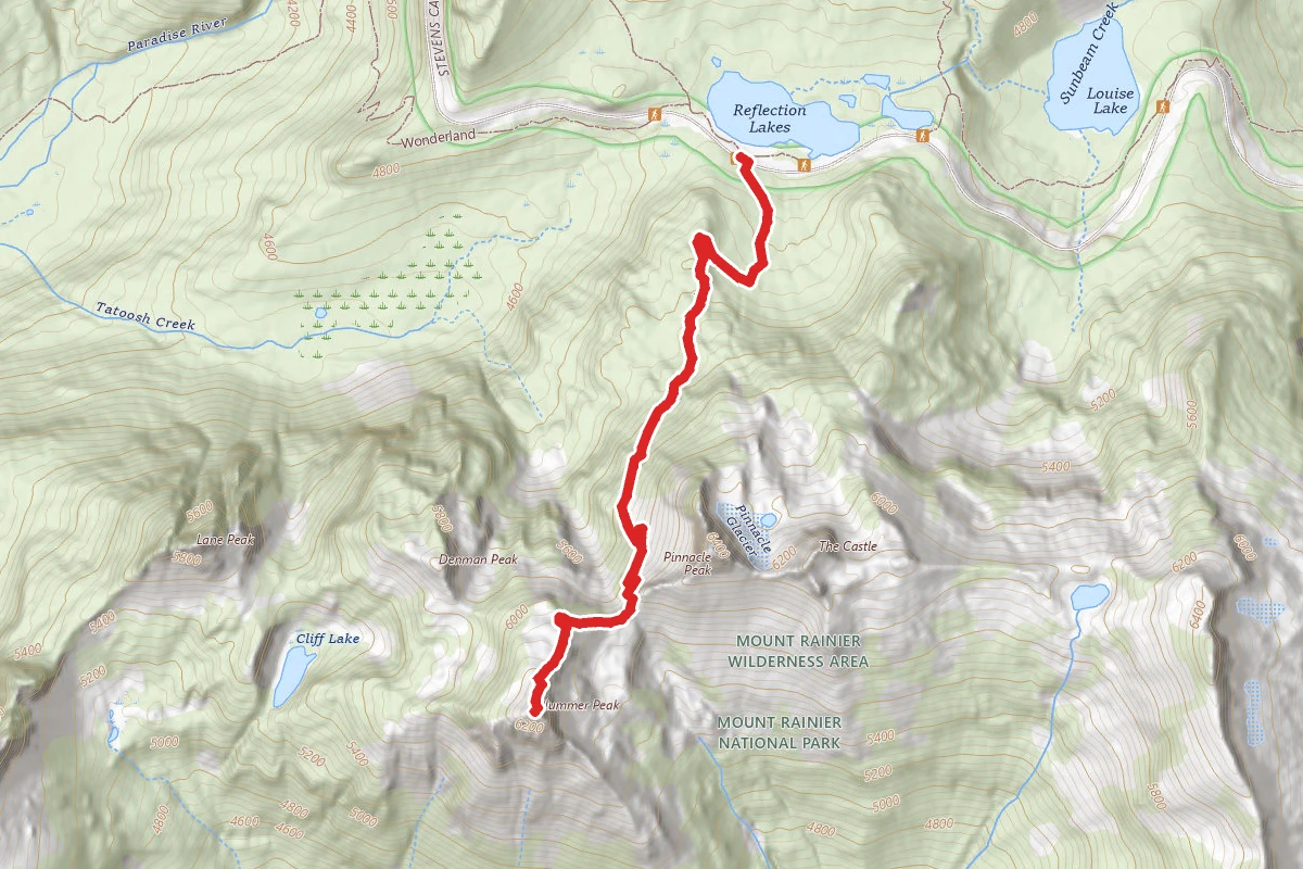 Plummer Peak via Pinnacle Peak Trail