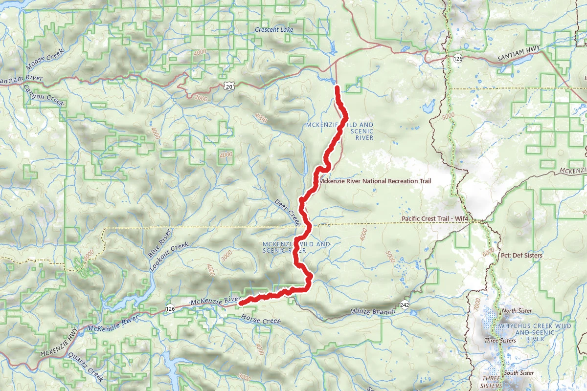 McKenzie River National Recreational Trail