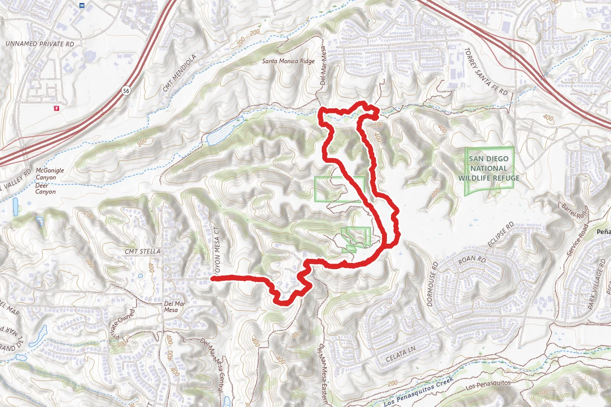 The Fire Road, Deer Canyon and Tunnel Trail 4 Loop