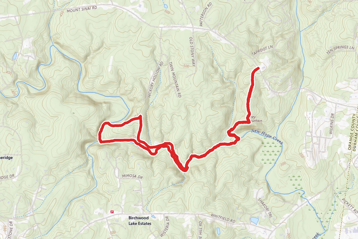 New Hope Creek Trail North