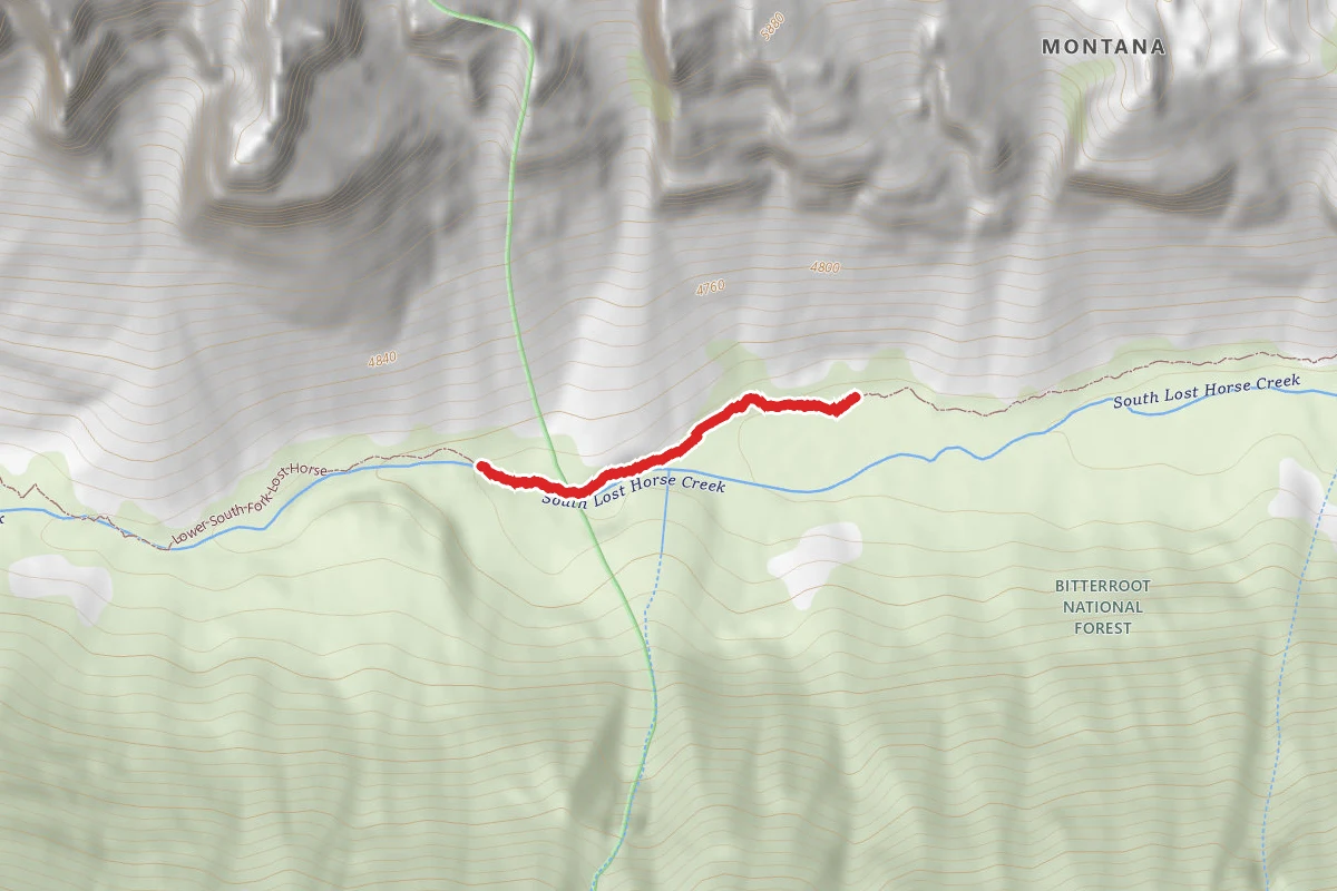 Lower South Fork Lost Horse