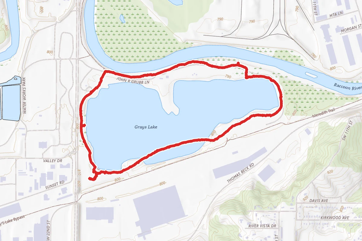Kruidenier Trail around Gray's Lake