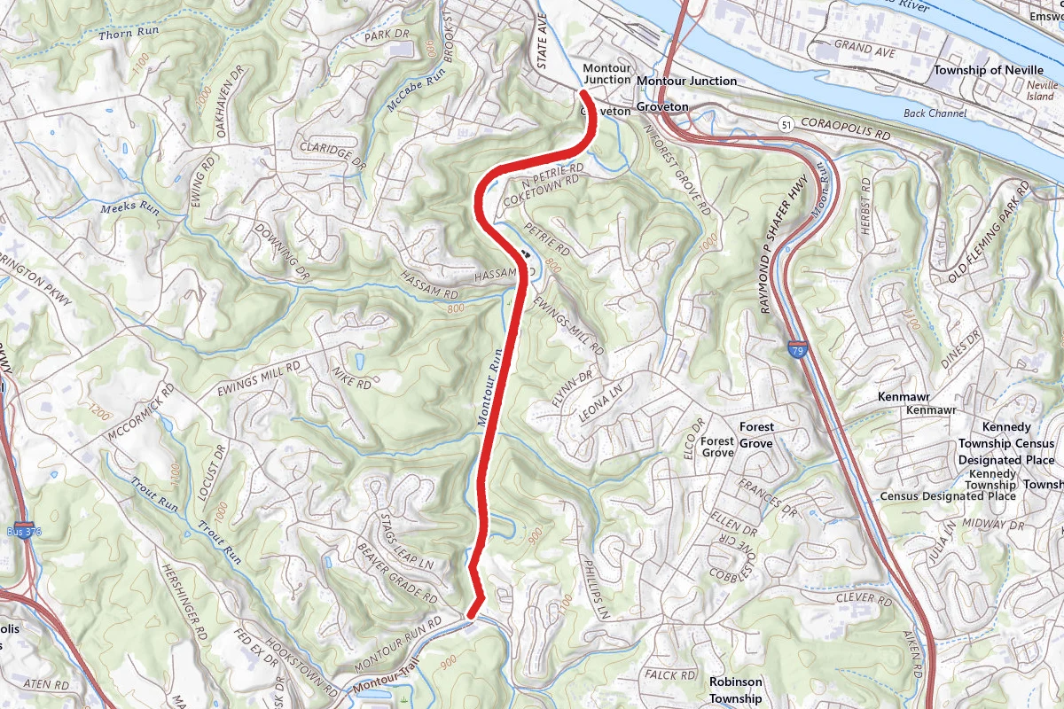 Montour Trail-Coraopolis to Beaver Grade