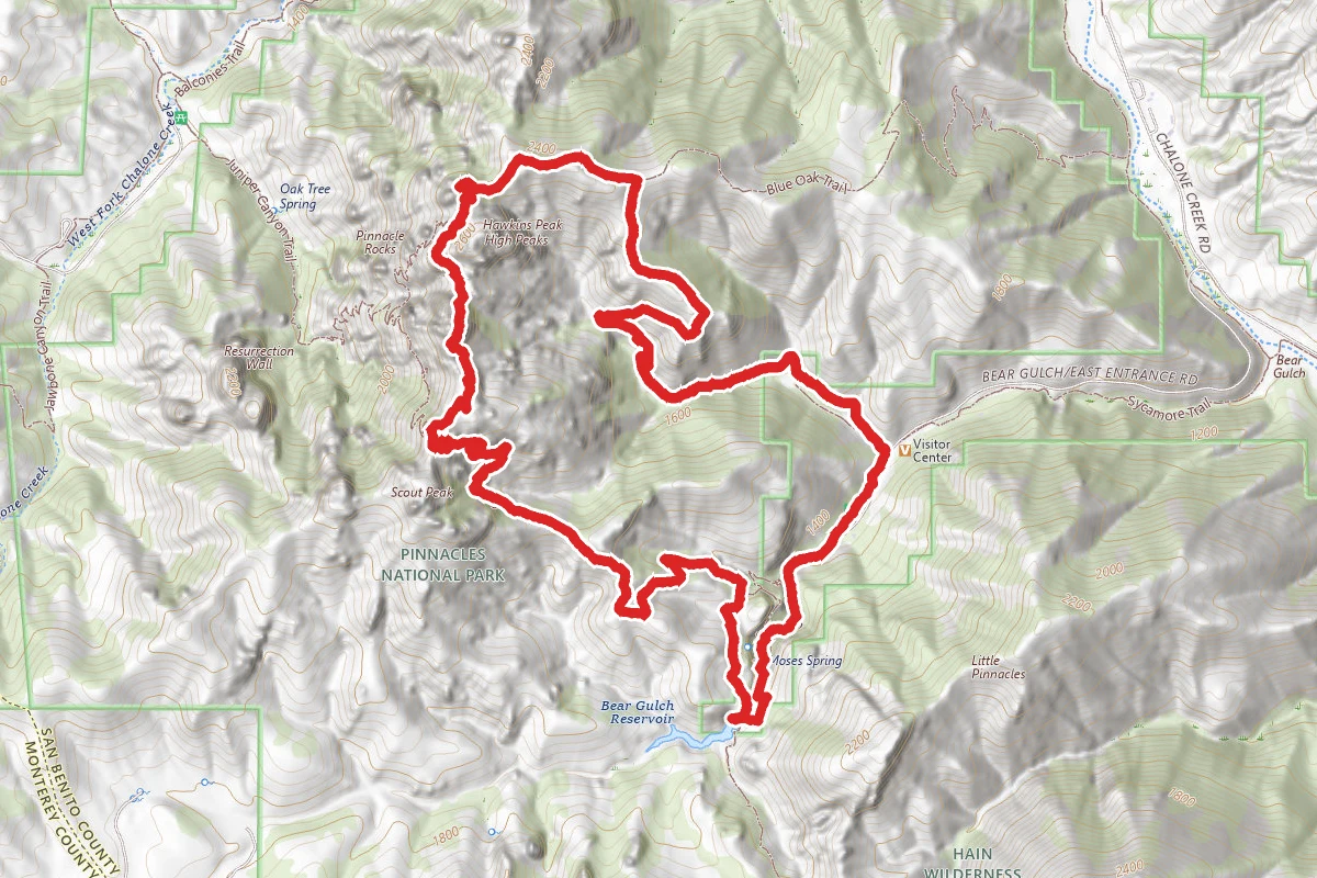 Condor Gulch Trail to High Peaks Trail Loop