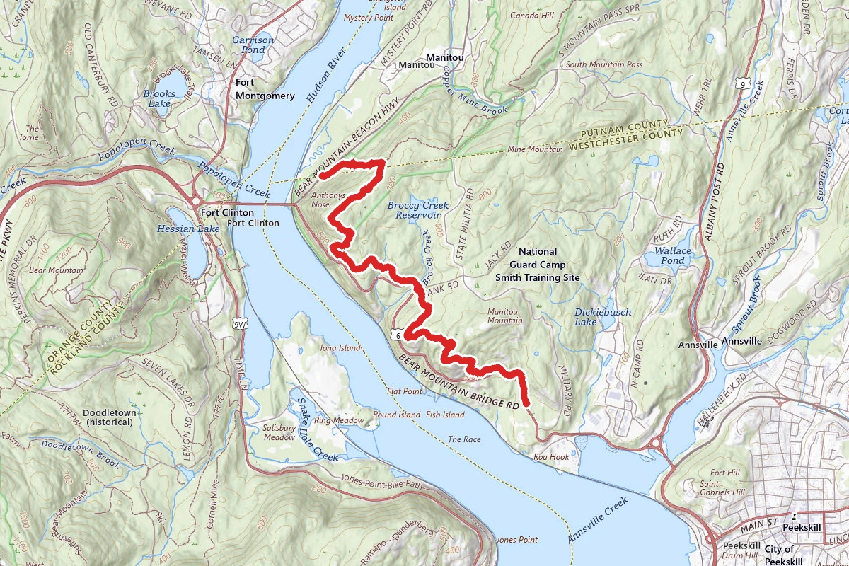 Anthony's Nose, Appalachian Trail, and Camp Smith