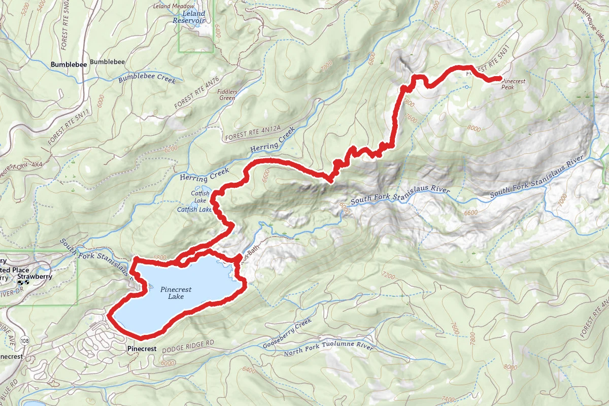 Pinecrest Peak Trail