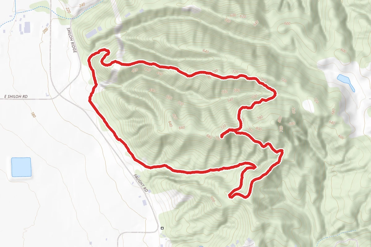 Ridge, South Ridge, and Big Leaf Trail