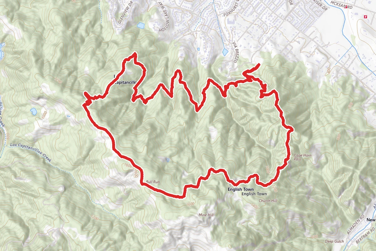 Prospect #3 to Mine Hill Trail Loop
