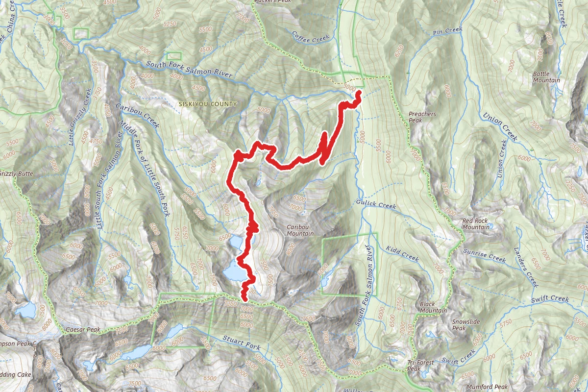 Caribou Lakes Trail