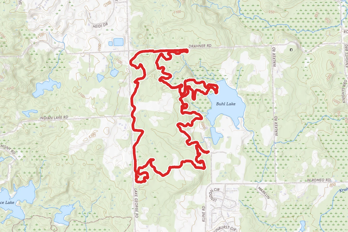 Addison Oaks County Park Loop