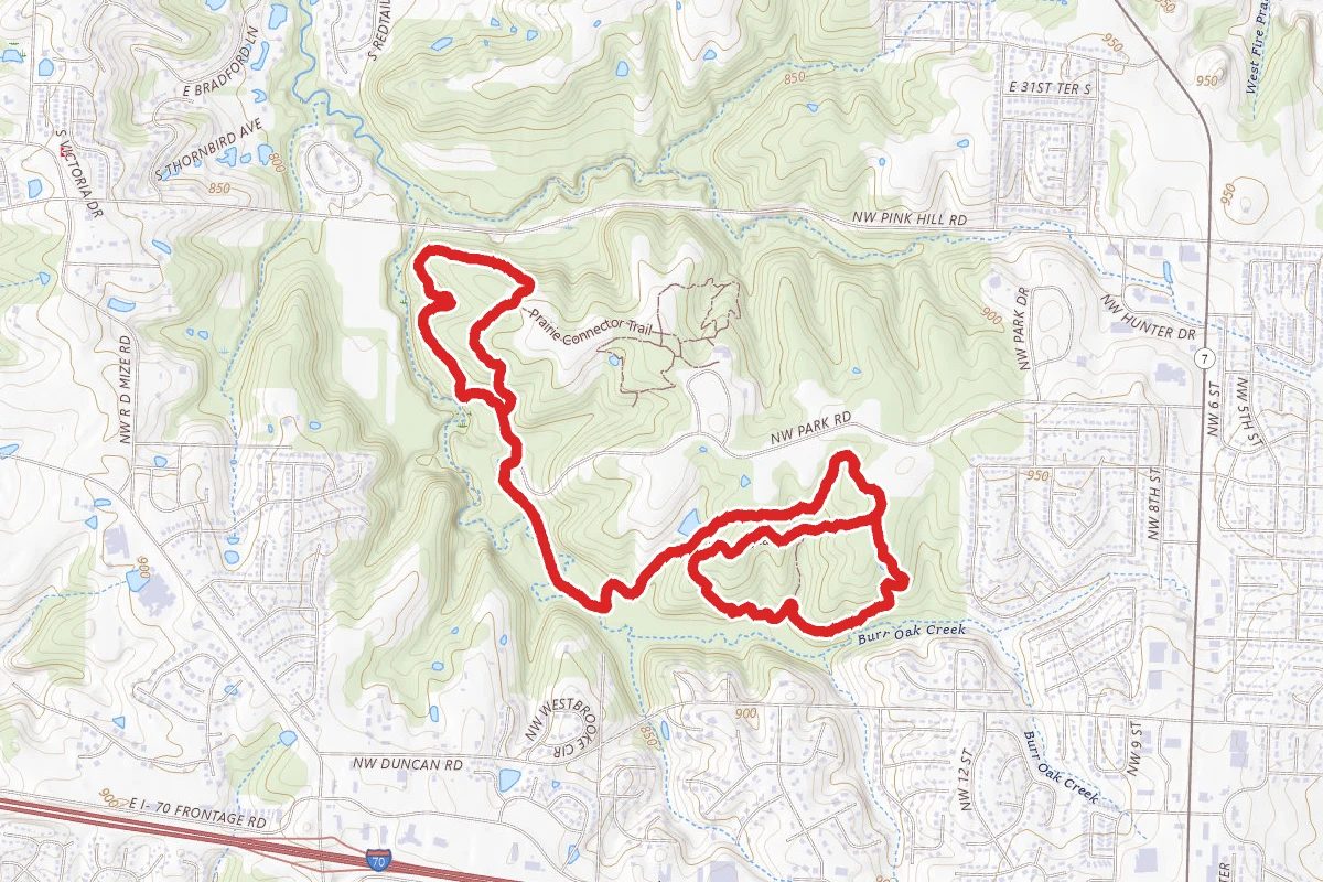 Bethany Falls, Hickory Grove, and Wildlife Habitat Trail Loop