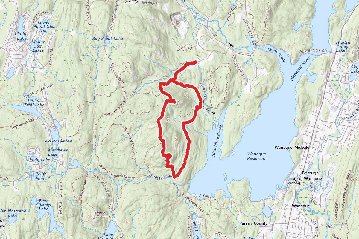 Hewitt-Butler, Carris Hill, Lower and Mine Trail