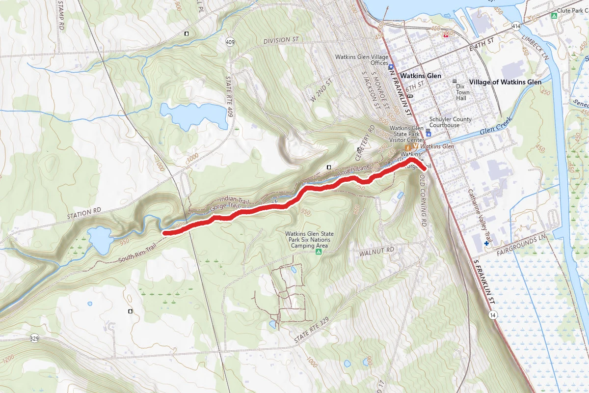 Watkins Glen South Rim Trail
