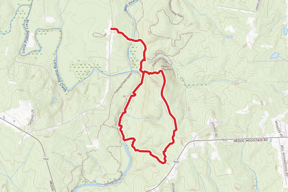 Medoc Mountain Summit Loop Trail