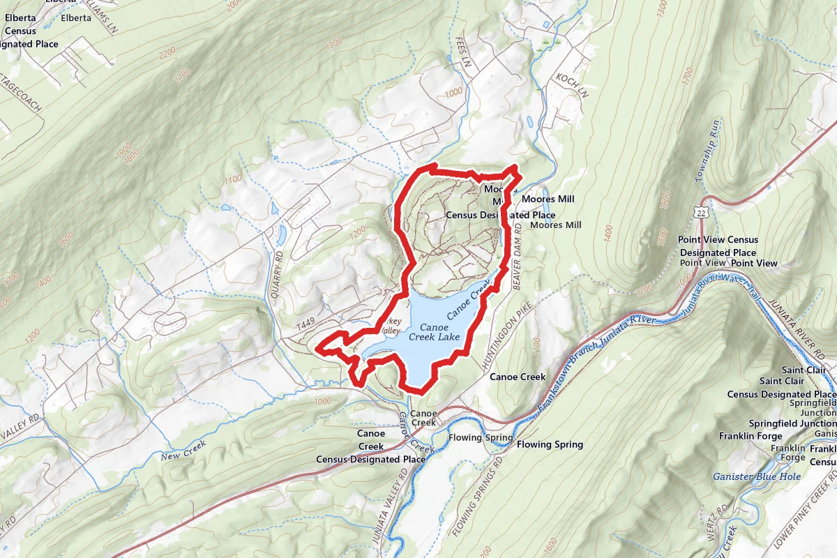 Canoe Lake and Beaver Pond Trail Loop