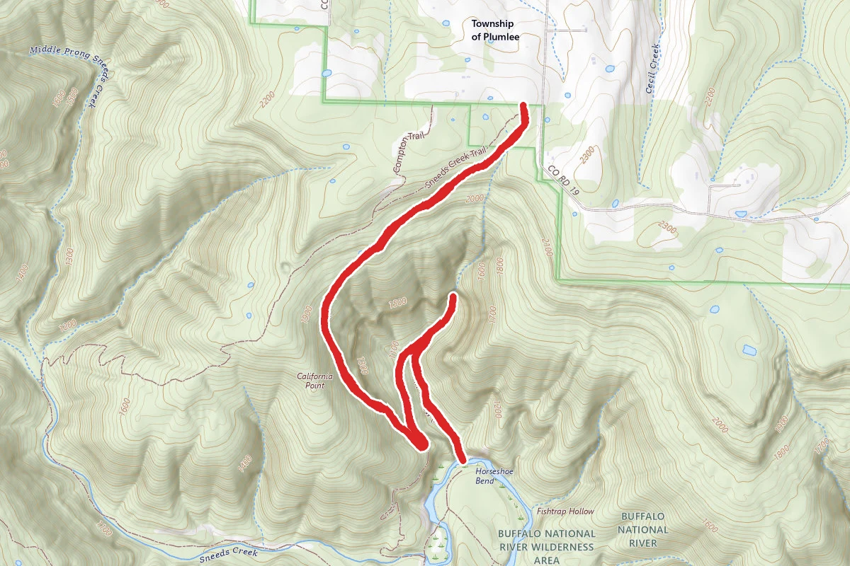 Hemmed in Hollow Trail