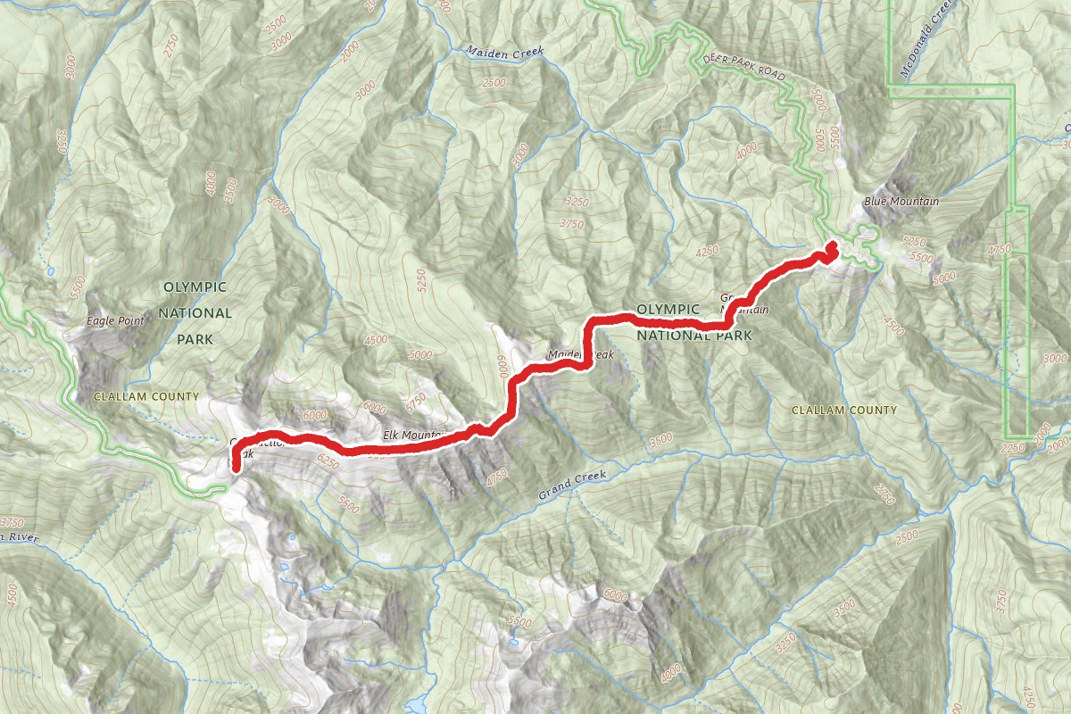 Obstruction Point - Deer Park Trail