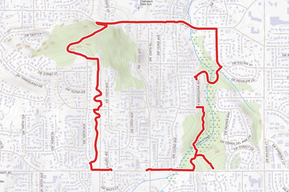 Lowami Hart Woods to Mount Williams to Burntwood Loop