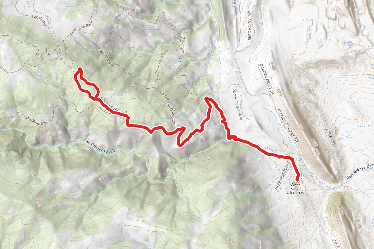 Round Up Loop via Belcher Hill Trail